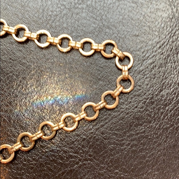 Two Forever 21 dainty gold statement necklaces. - Picture 5 of 5